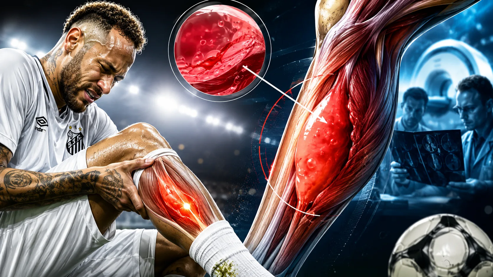 Neymar foi convocado para a Seleção Brasileira na Copa do Mundo mesmo lesionado? Médicos revelam o que está por trás do edema que tirou o craque dos gramados