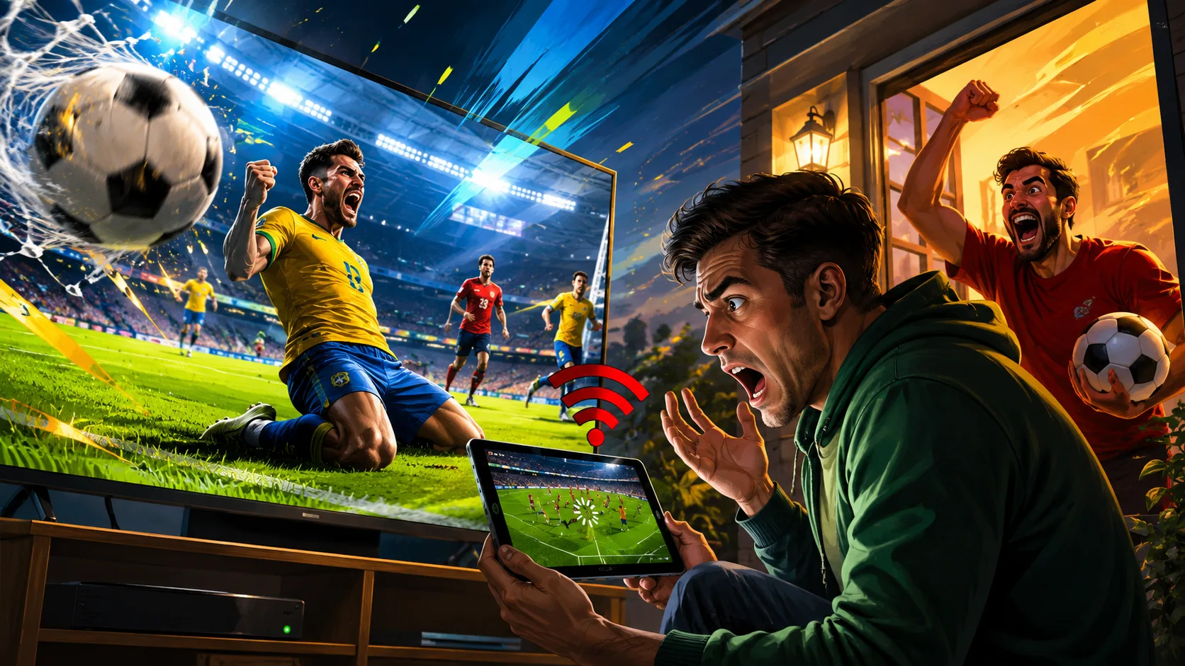 Globo achou a solução para o maior ódio de quem vê futebol online, o atraso em transmissão ao vivo, e promete acabar com o grito de gol do vizinho