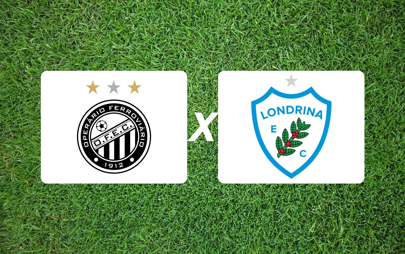 Operário-PR x Londrina Onde Assistir, horário e palpite: confronto direto pressiona equipes na Série B