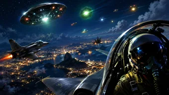 A Noite Oficial dos Óvnis foi quando caças da FAB perseguiram 21 óvnis no Brasil; Relatório oficial admitiu que algo estranho aconteceu há 40 anos