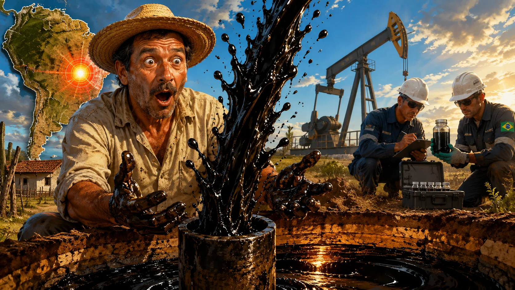 Petróleo no Ceará: agricultor pode ganhar parte da produção após descoberta surpreendente