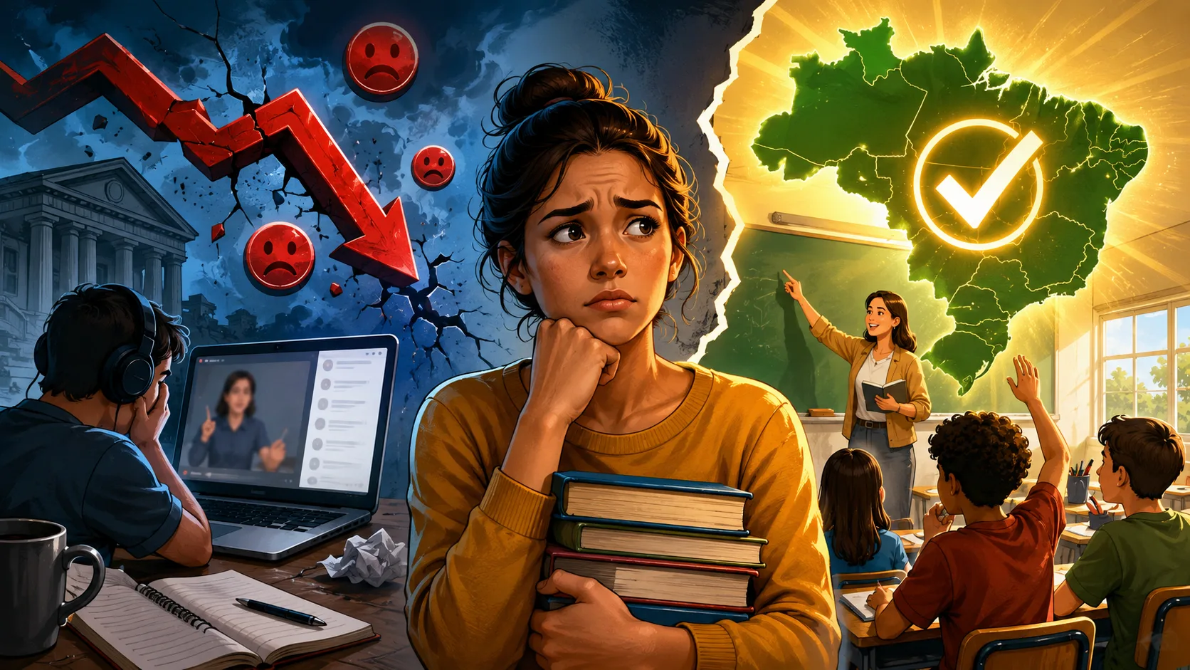 MEC revelou dado que acendeu alerta sobre cursos EAD e o impacto pode atingir futuros professores no Brasil inteiro