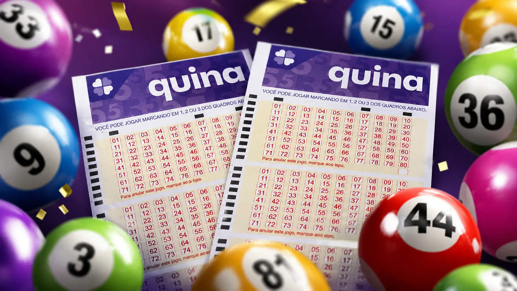 Resultado Quina 7033, confira números sorteados; Mesmo sem vencedor na faixa principal, 32 apostas acertaram quatro dezenas e cada uma levou R$ 10,6 mil