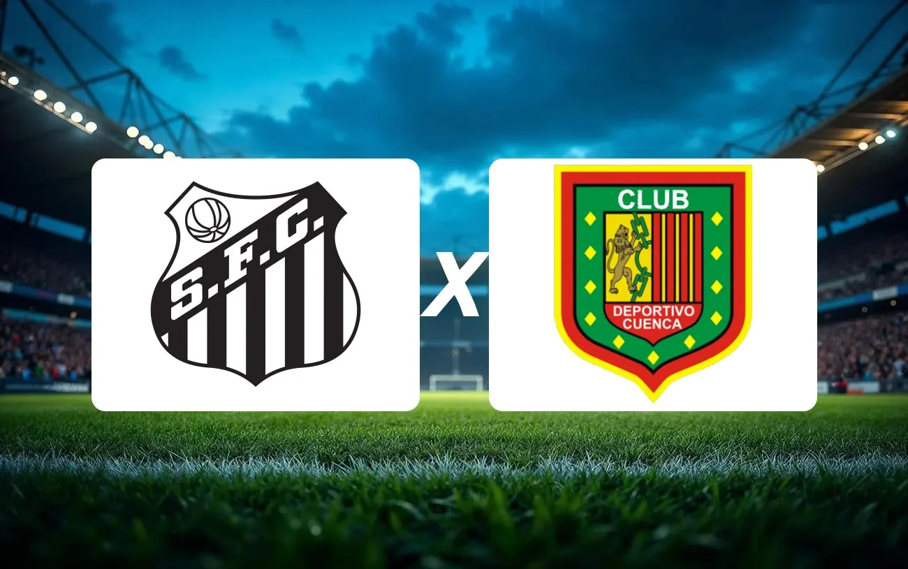 Santos FC x Deportivo Cuenca Onde Assistir, horário e palpite: Vila Belmiro vive noite de pressão e decisão na Sul-Americana
