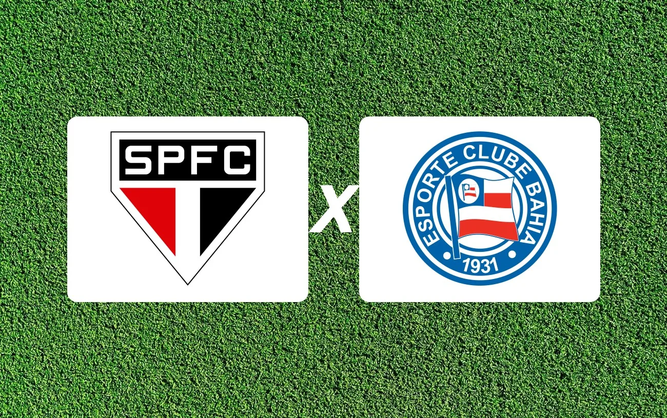São Paulo x Bahia Onde Assistir, horário e palpite: confronto direto agita a 14ª rodada do Brasileirão