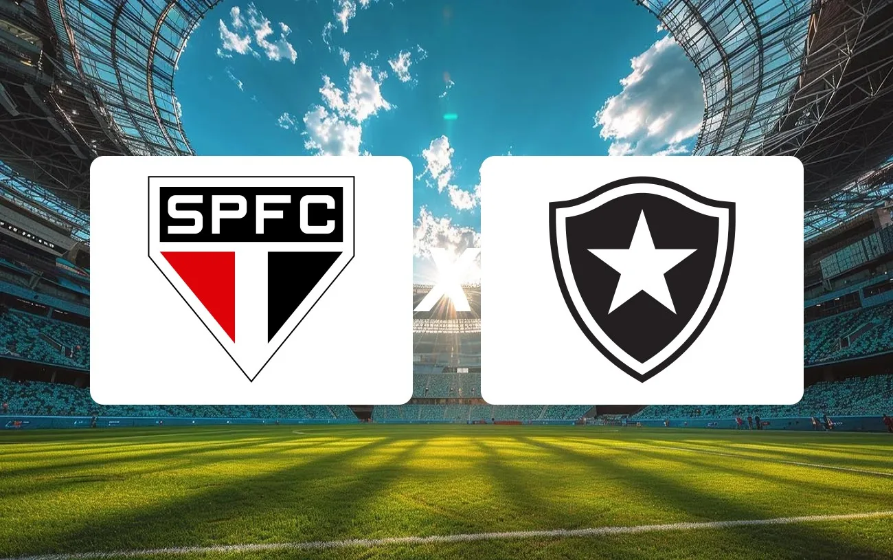 São Paulo x Botafogo Onde Assistir, horário e palpite: Morumbis recebe duelo pesado por reação no Brasileirão