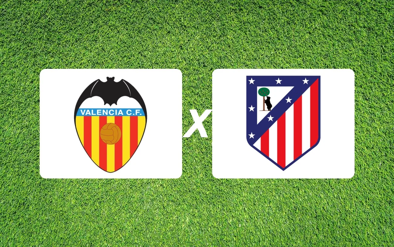 Valencia x Atlético de Madrid Onde Assistir, horário e palpite: duelo decisivo na LaLiga com foco no G4 e pressão por pontos