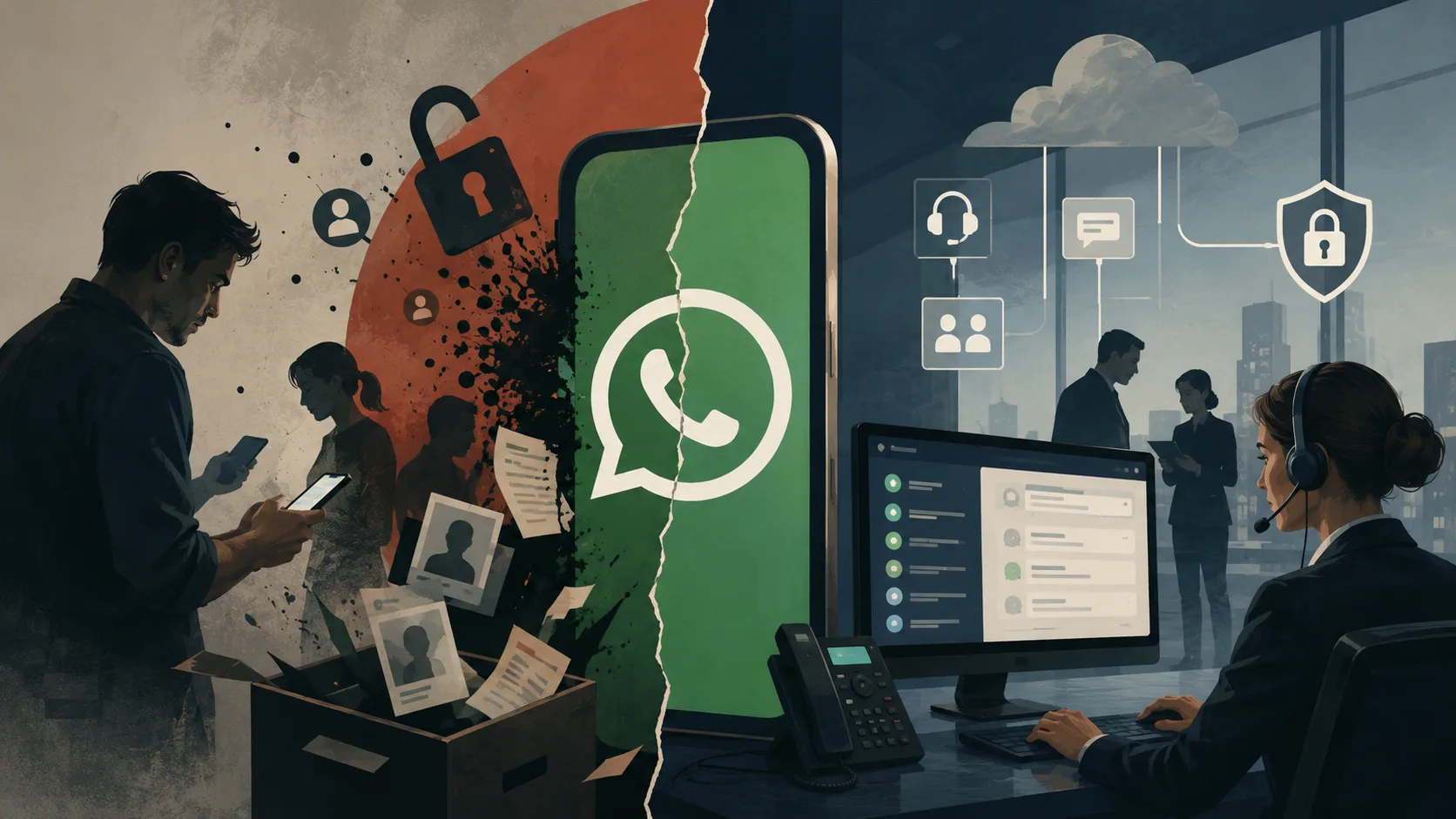 WhatsApp virou risco oculto nas empresas: Especialistas revelam o erro que pode expor clientes e gerar prejuízo