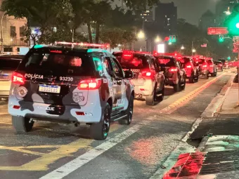 Operação com 350 PMs toma ruas de SP e revela onde a polícia está concentrando o combate ao crime nesta sexta-feira