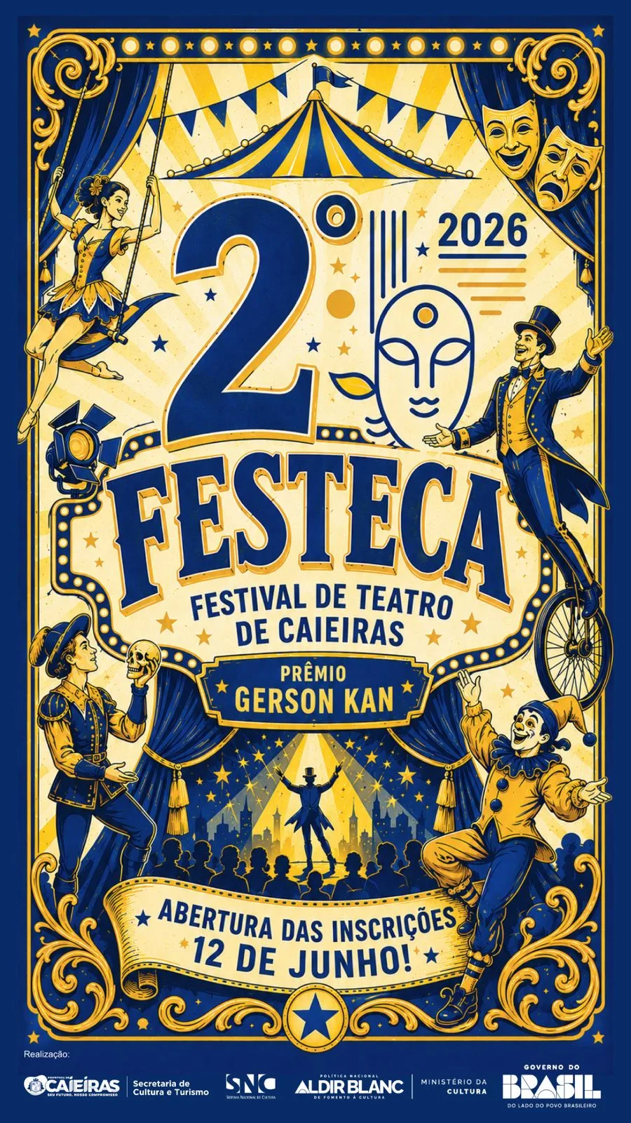 Gerson Kan chegou a Caieiras ainda jovem e encontrou no teatro uma forma de criar vínculos com a cidade, com os amigos e com o público.