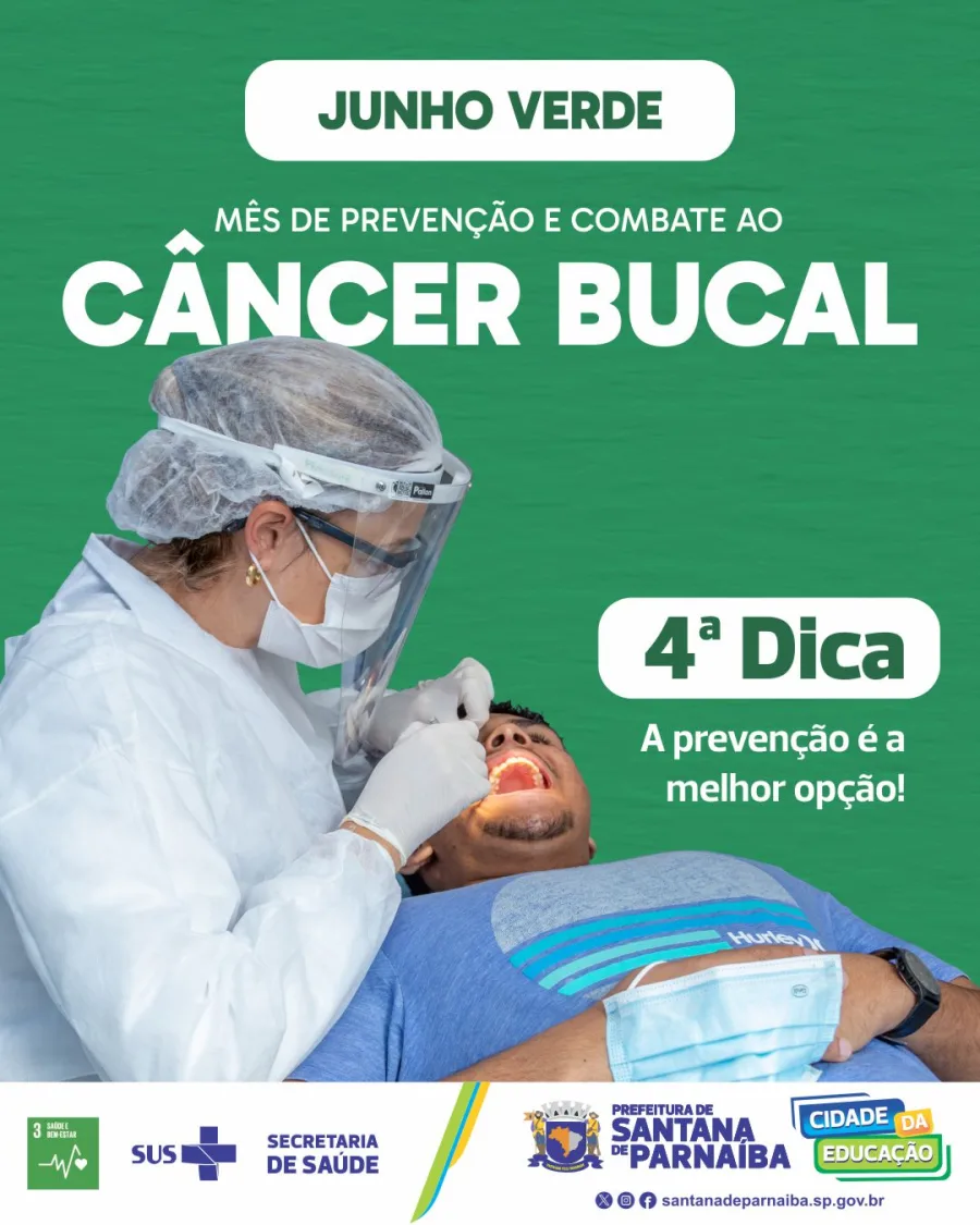Autoexame, higiene bucal adequada e combate ao tabagismo estão entre as medidas destacadas durante a mobilização realizada em Santana de Parnaíba.