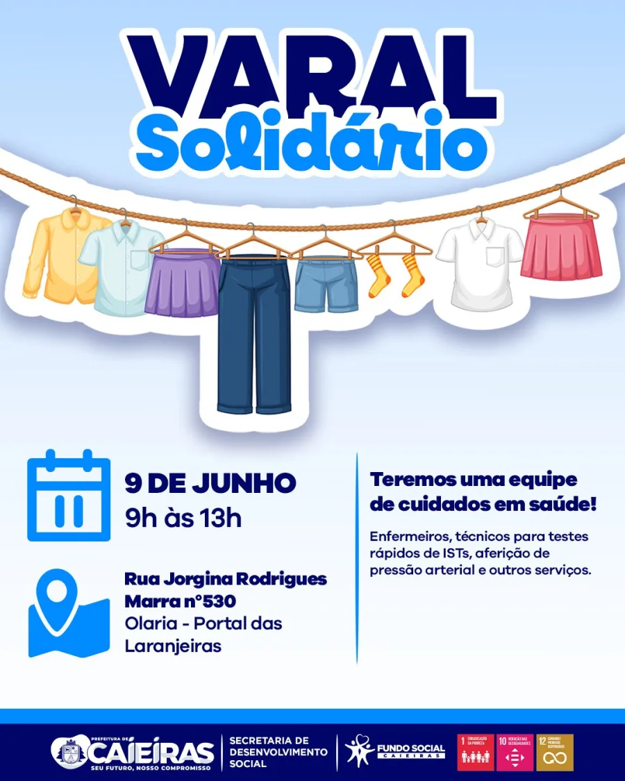 A iniciativa também disponibilizará atendimentos básicos de saúde no local, ampliando os serviços oferecidos à comunidade.