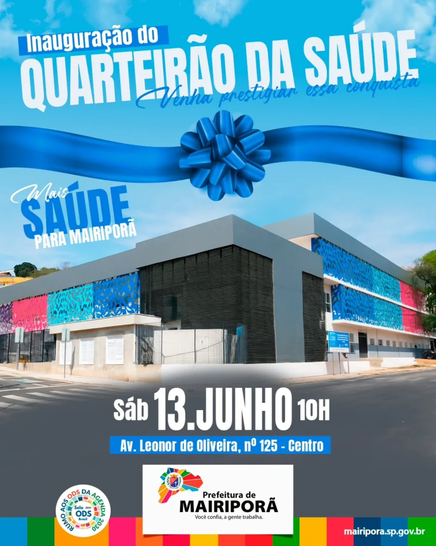 A nova estrutura concentrará especialidades médicas, equipe multiprofissional e serviços de apoio à saúde, ampliando o acesso da população aos atendimentos municipais.