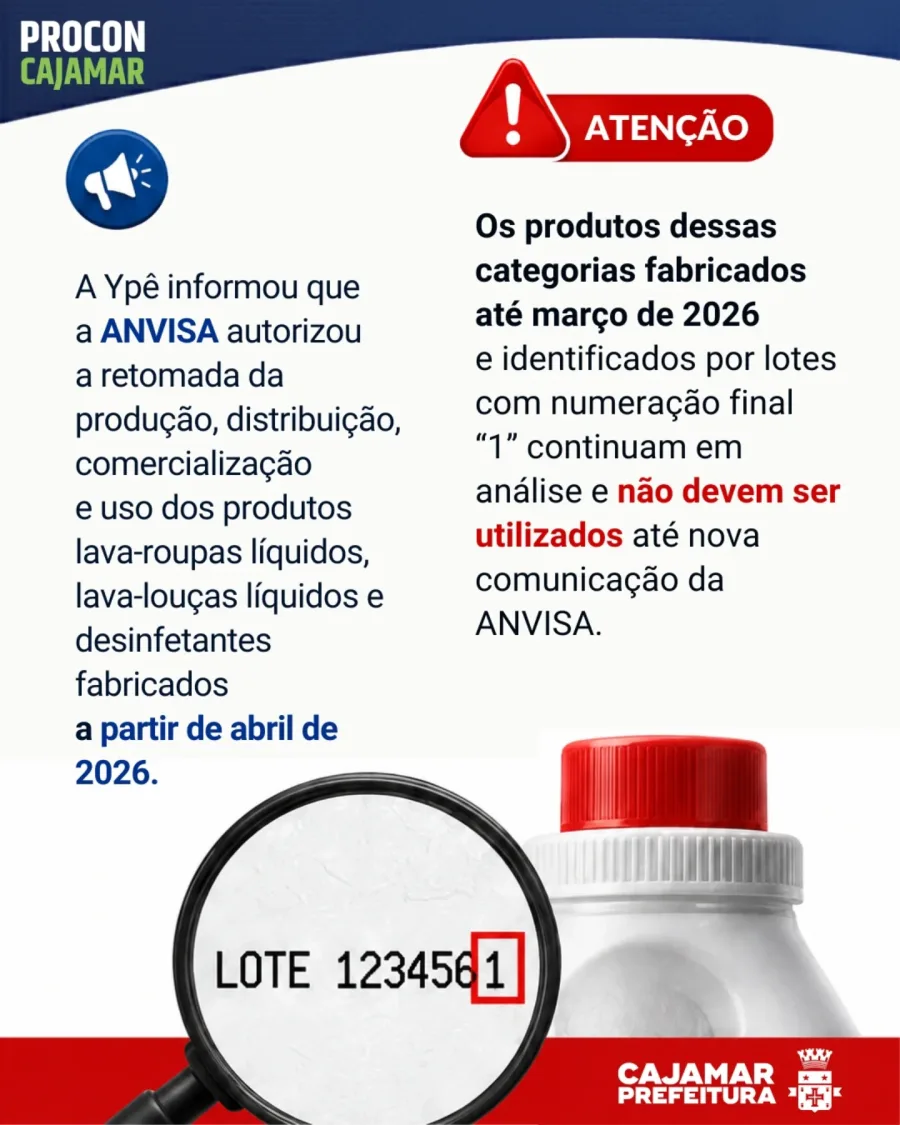 Ypê tem produtos suspensos? Procon alerta consumidores sobre lotes que ainda não devem ser usados