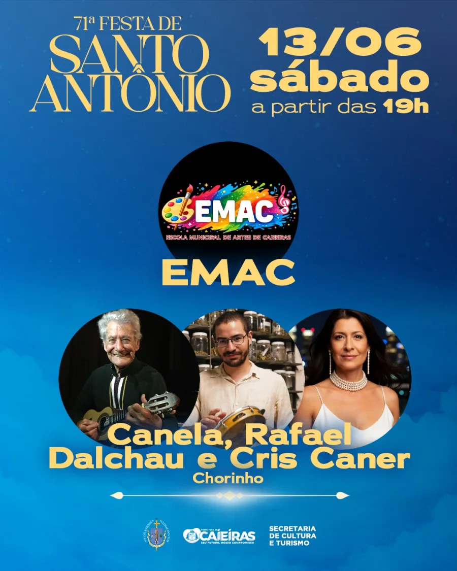 Depois de atrair centenas de pessoas no primeiro fim de semana, a Festa de Santo Antônio segue em Caieiras com novas atrações nos dias 13 e 14 de junho.