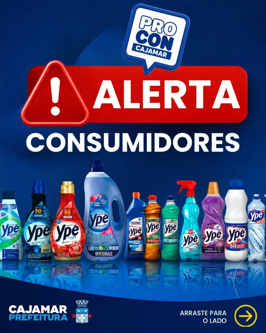Procon de Cajamar orienta consumidores sobre produtos Ypê que seguem sob análise da Anvisa