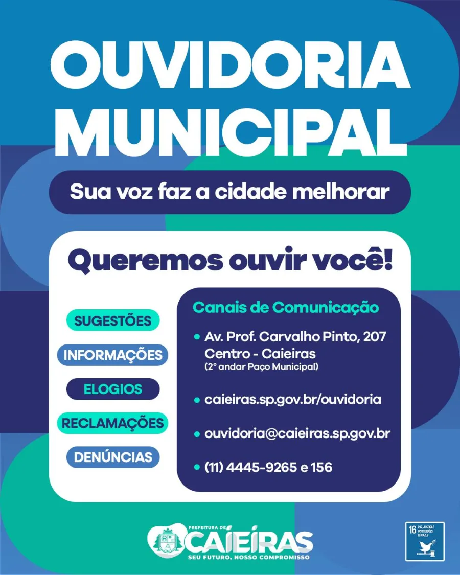 Ouvidoria Municipal: canal aproxima moradores e Prefeitura em Caieiras