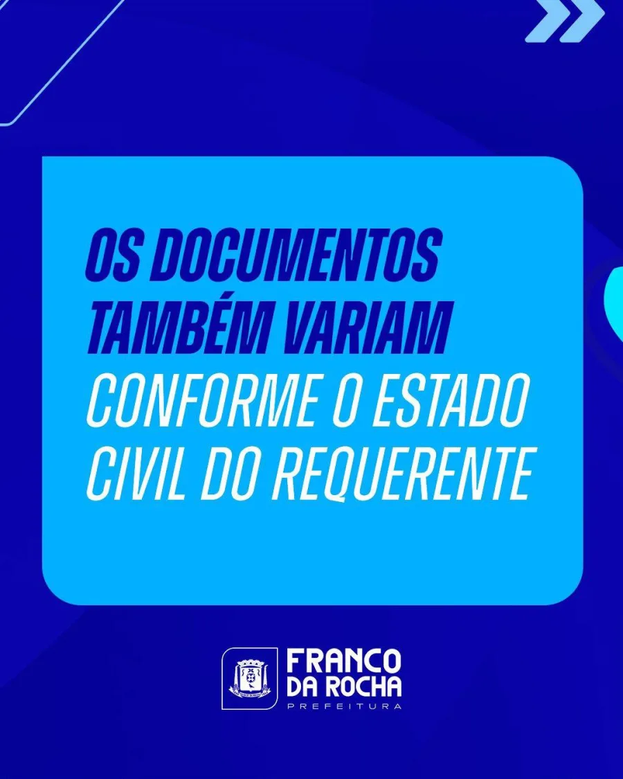 A lista inclui RG, CPF, comprovante de endereço, comprovante de aposentadoria, matrícula do imóvel e comprovante de rendimento.