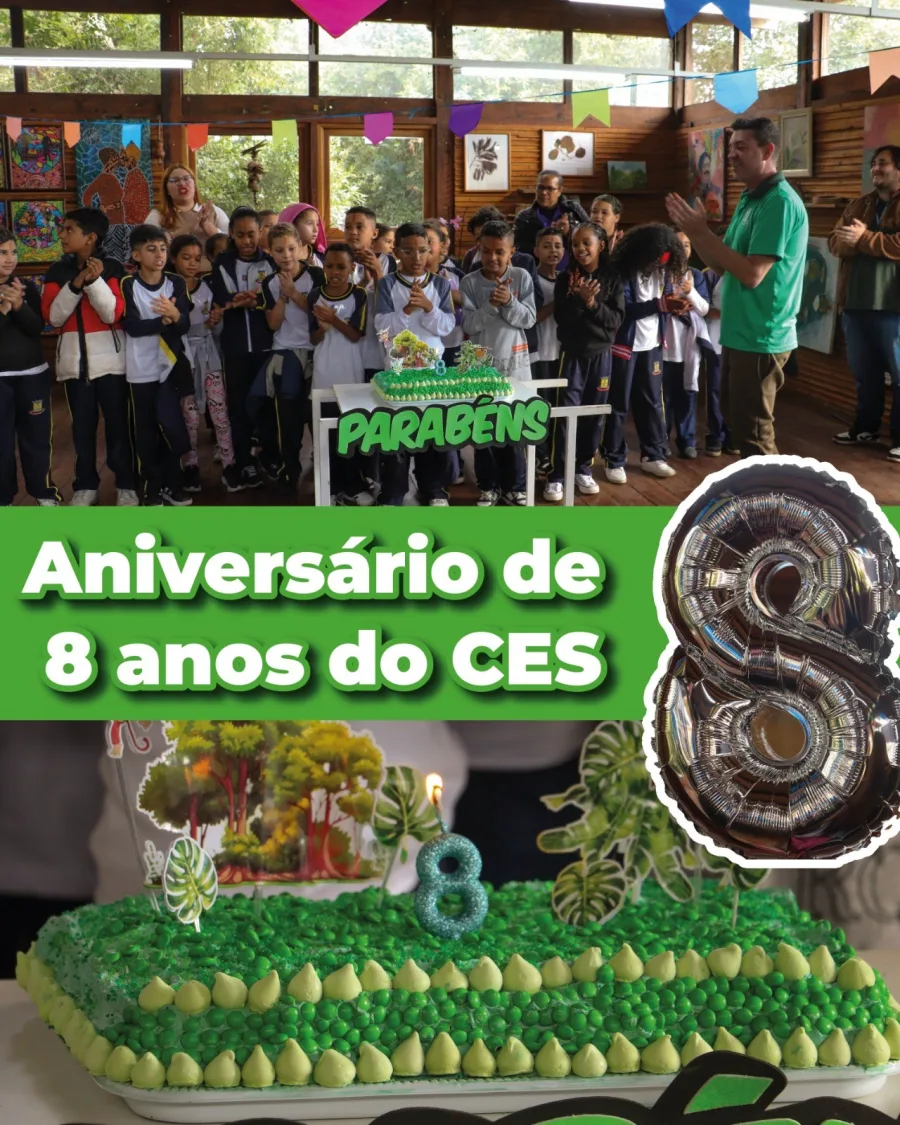 O CES de Carapicuíba completa 8 anos como espaço de educação ambiental, aprendizado e contato com a natureza, com ações que já impactaram milhares de pessoas.