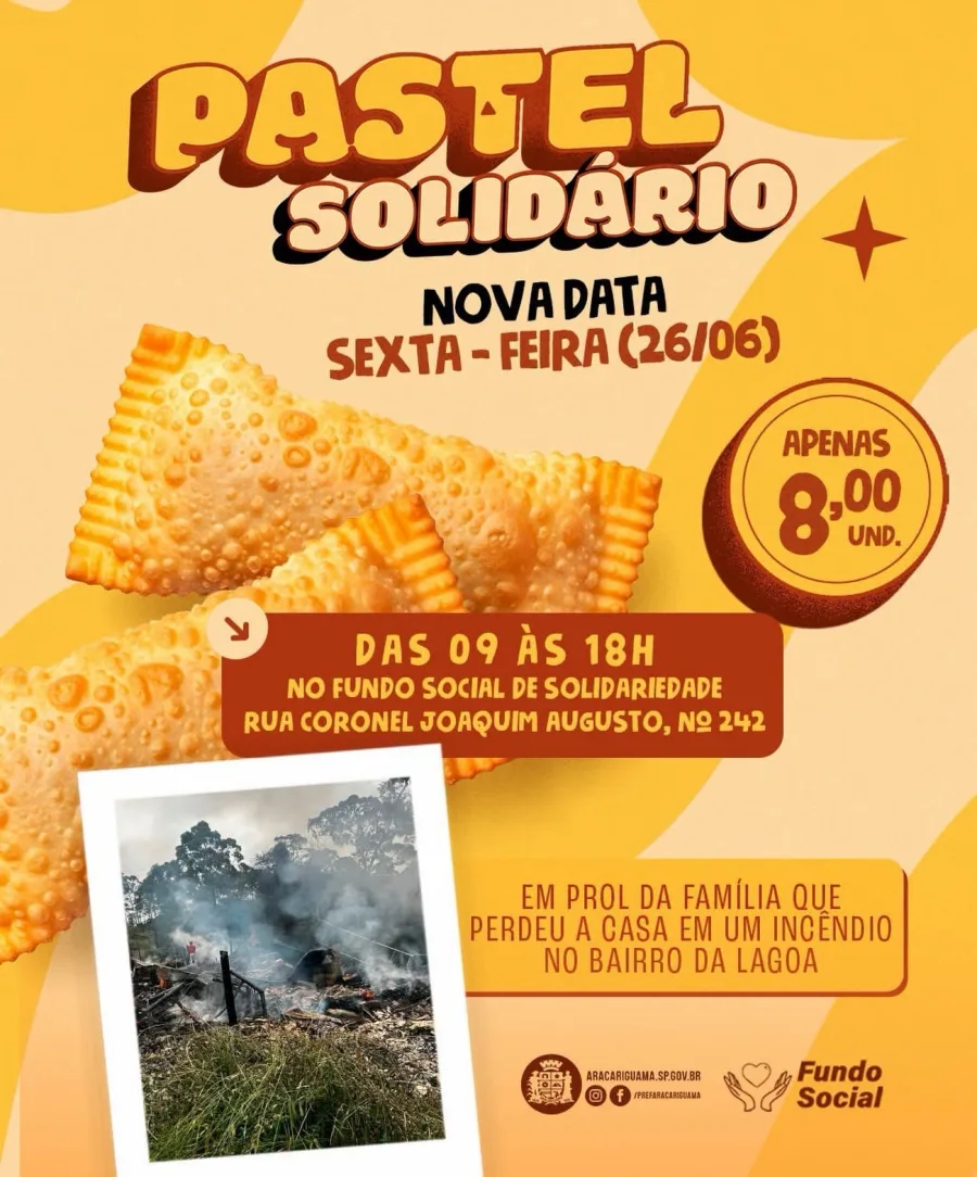Um incêndio no bairro da Lagoa deixou uma família de Araçariguama sem seus bens e motivou uma mobilização organizada pelo Fundo Social de Solidariedade.