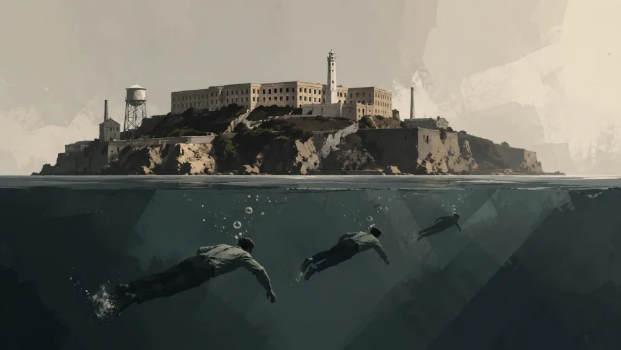 Em junho de 1962, três presos desapareceram de Alcatraz após executar um plano elaborado durante meses dentro da prisão mais temida dos Estados Unidos.