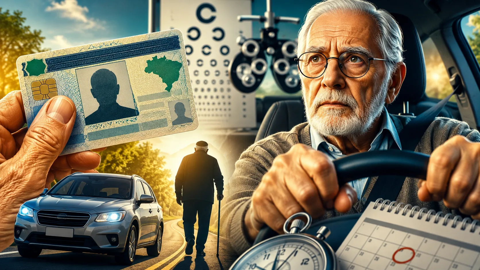 CNH para idosos: como funcionam as exigências para motoristas acima de 70 anos