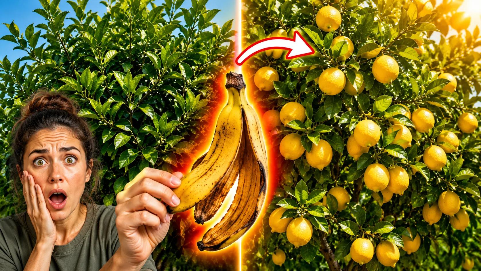 Casca de banana no limoeiro: como usar corretamente para fortalecer a planta