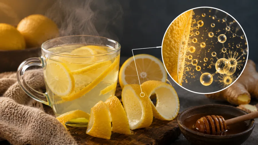 Especialistas destacam que a casca concentra parte importante dos óleos essenciais do limão. Por isso, utilizar a fruta inteira pode aumentar o aroma e preservar substâncias naturais da bebida.