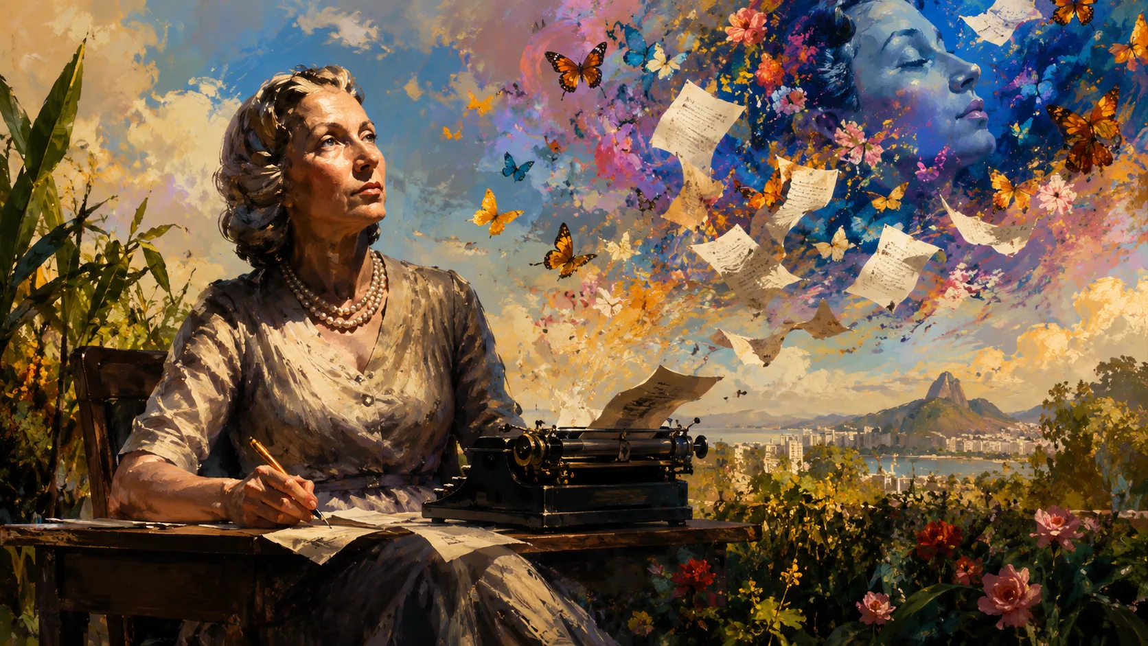 Frase do dia de Clarice Lispector: “Não quero ter a terrível limitação de quem vive apenas do que é passível de fazer sentido. Eu não: quero é uma verdade inventada”
