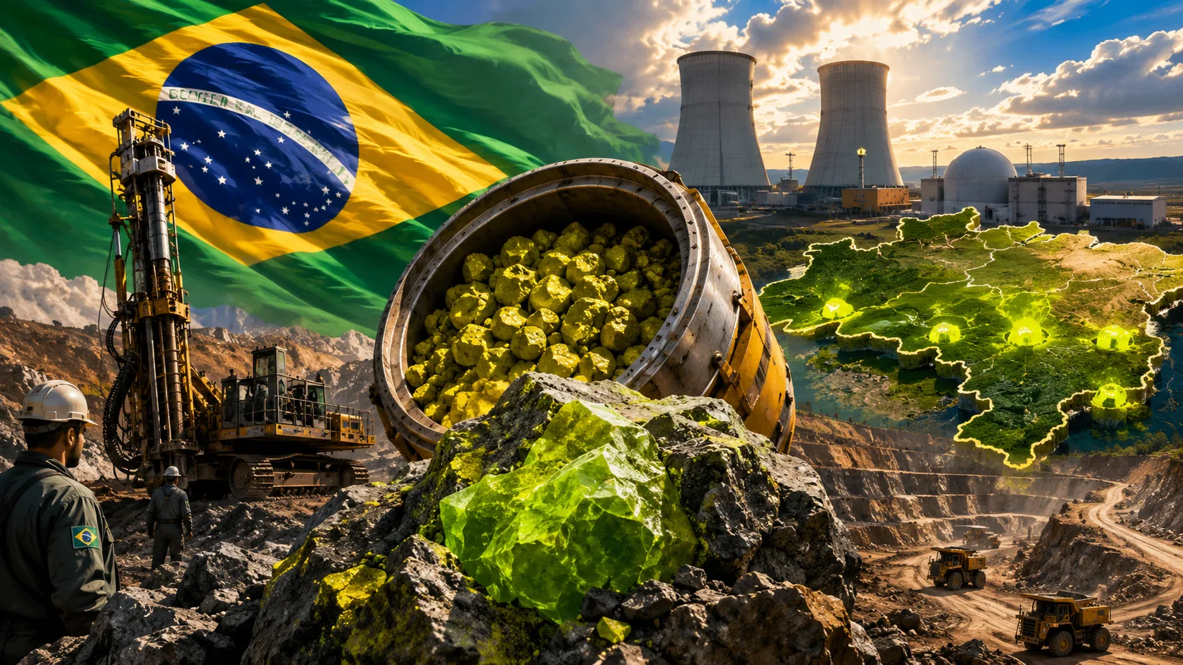 Energia nuclear pode virar novo ouro do Brasil? O plano que quer multiplicar a produção de urânio