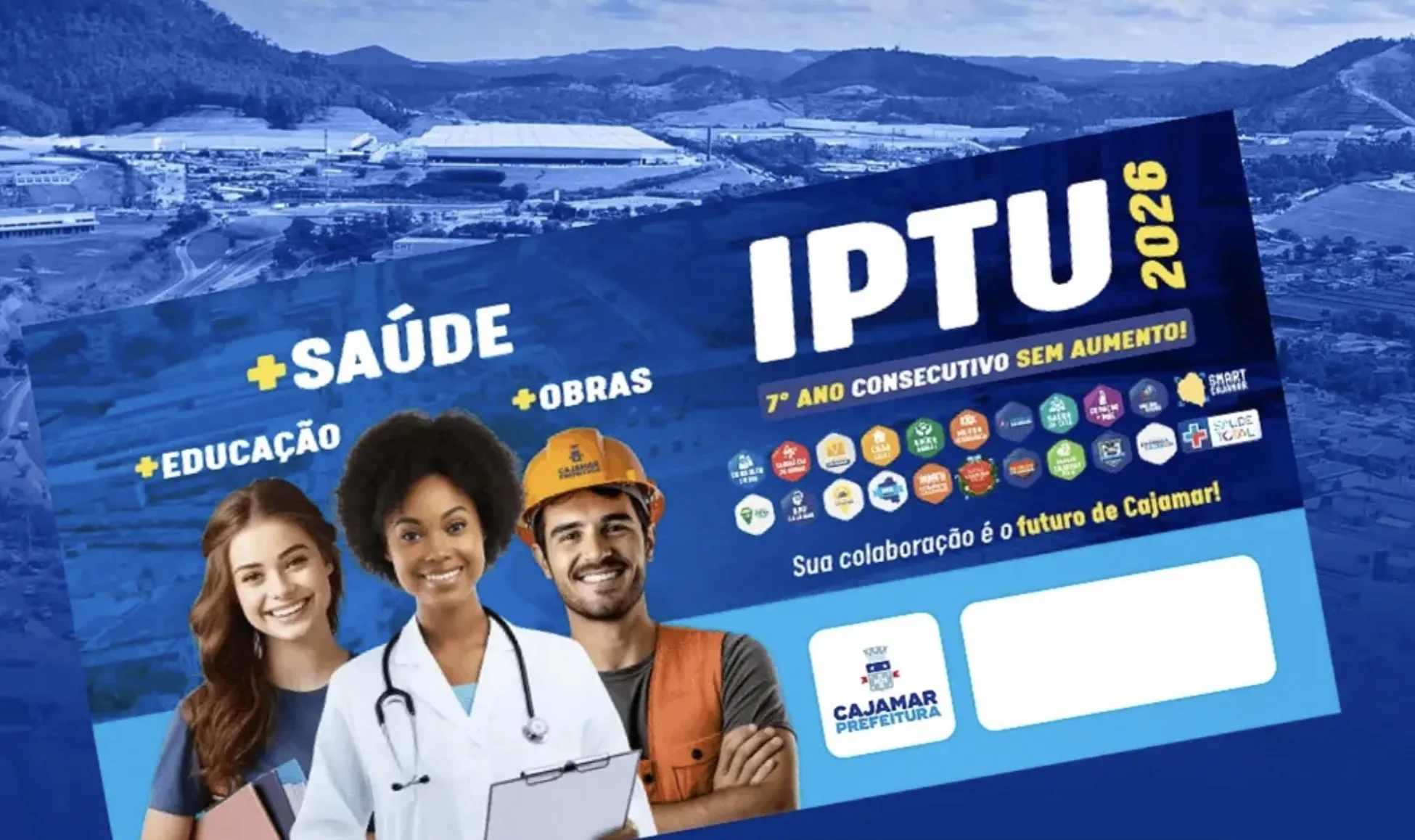 Isenção do IPTU 2026 em Cajamar termina em 30 de junho: veja quem precisa renovar para não perder o benefício