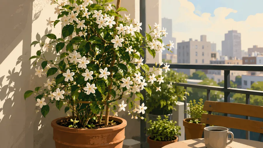 Com cuidados simples de luz, rega e poda, a espécie pode transformar pequenos espaços em ambientes mais agradáveis e aromáticos.