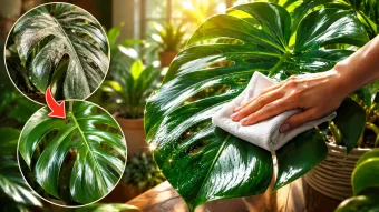 Limpar folhas das plantas com pano úmido funciona mesmo? Veja o truque simples que faz diferença