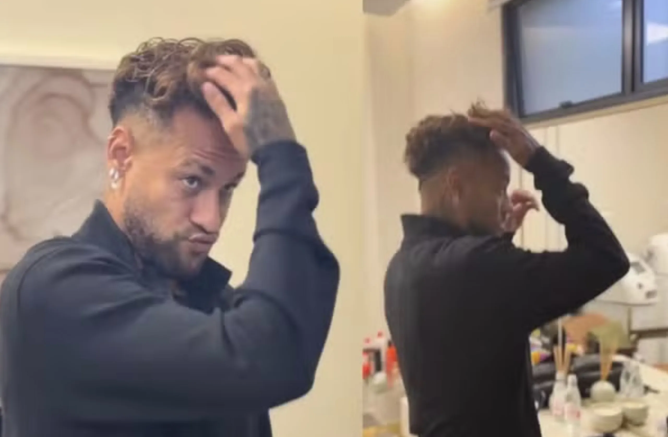 Neymar mudou o visual para a sua última Copa do Mundo: novidade no visual do jogador chamou atenção dos torcedores