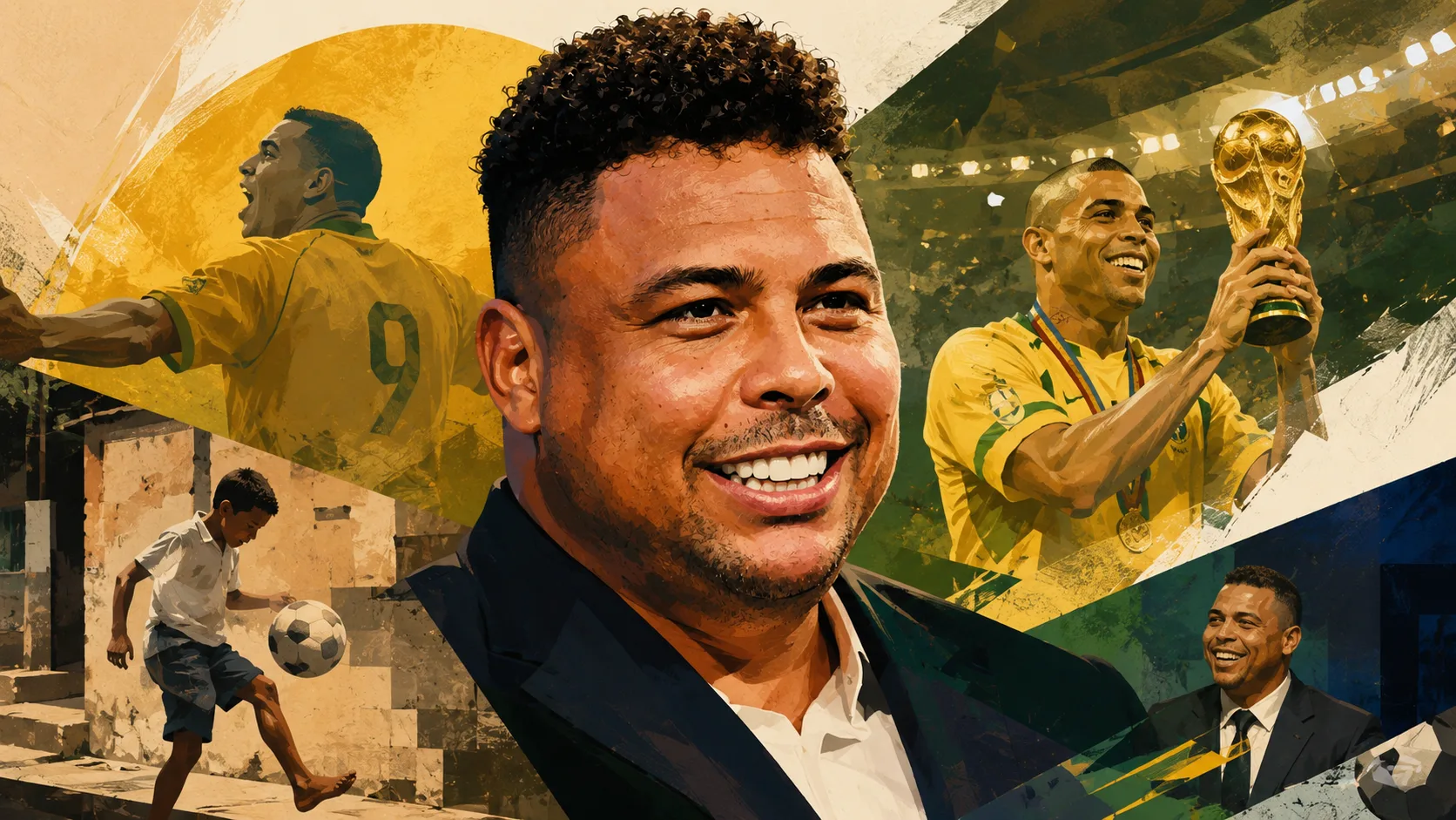 Ronaldo Fenômeno lembra de infância pobre até a carreira de sucesso no futebol mundial no programa de Luciano Huck