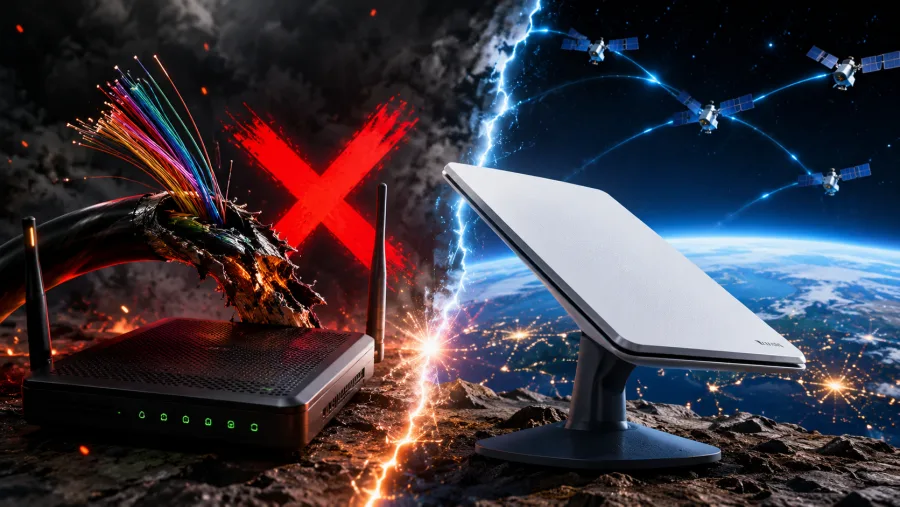 A internet via satélite da SpaceX amplia o acesso em regiões isoladas, porém enfrenta limitações quando comparada às conexões de fibra disponíveis nas grandes cidades brasileiras.