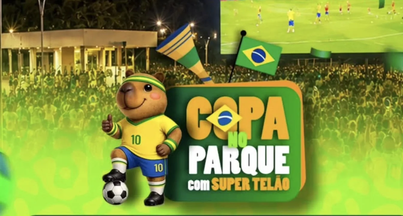 Pirapora organiza transporte gratuito para torcedores acompanharem jogos do Brasil na Copa no Parque