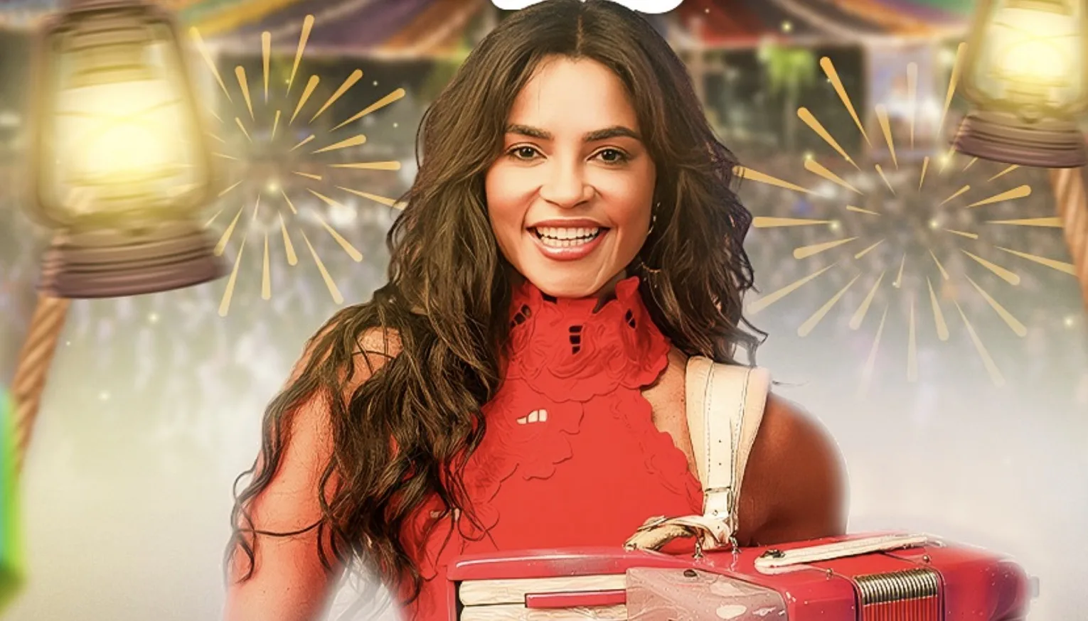 Lucy Alves encerra o Arraiá de Barueri hoje, 24 de junho: veja que horas começam o show, o jogo do Brasil e a queima de fogos