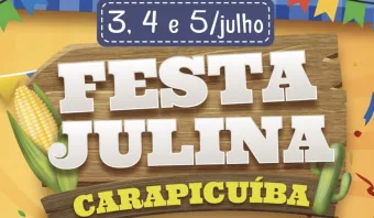 Carapicuíba terá três dias de Festa Julina com shows gratuitos no Parque dos Paturis