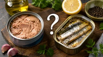 O que é mais saudável, sardinha ou atum em lata? Alimentos preservam proteínas, minerais e ômega-3, mas diferenças na composição nutricional e no teor de sódio podem influenciar a escolha