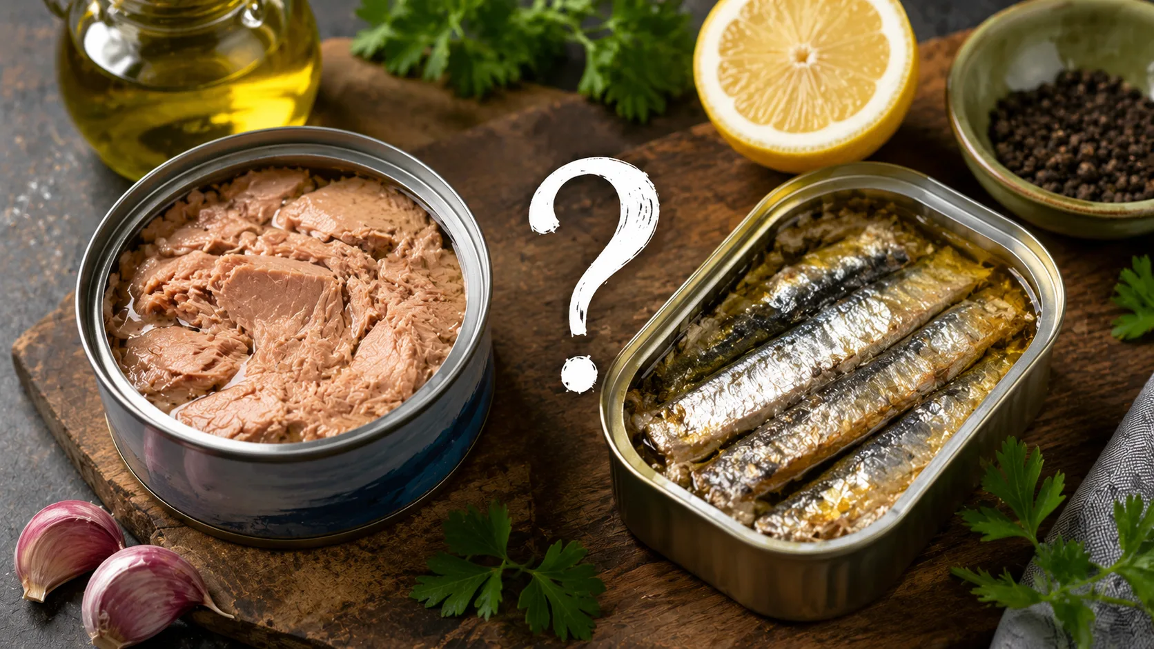O que é mais saudável, sardinha ou atum em lata? Alimentos preservam proteínas, minerais e ômega-3, mas diferenças na composição nutricional e no teor de sódio podem influenciar a escolha