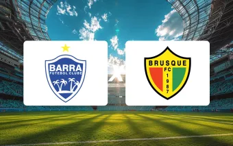 Barra x Brusque Onde Assistir, horário e palpite: duelo catarinense movimenta rodada decisiva da Série C
