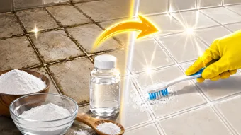 Limpeza de rejunte: entenda por que bicarbonato e água oxigenada funcionam muito bem