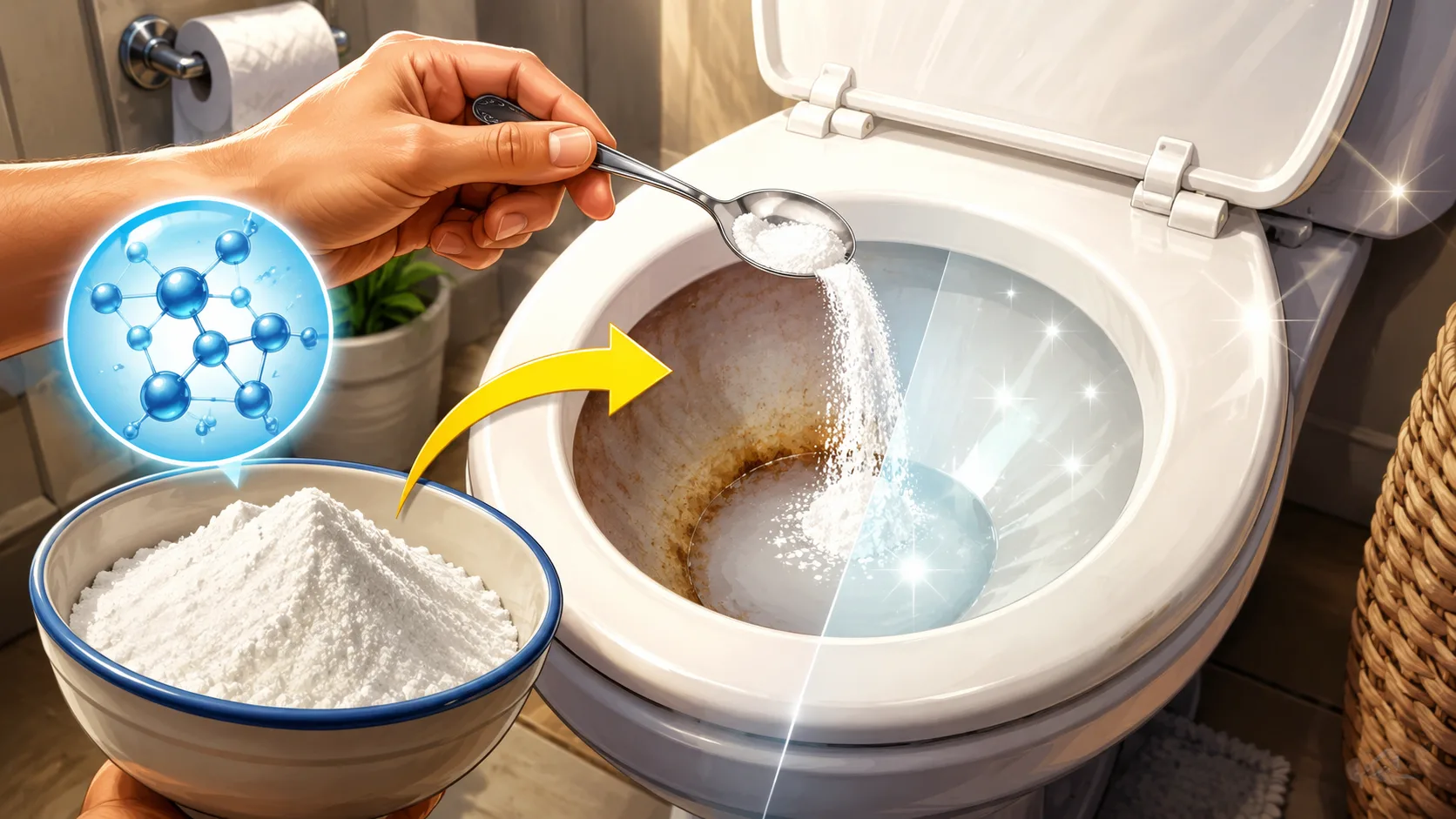 Por que tanta gente está jogando bicarbonato no vaso sanitário toda semana?