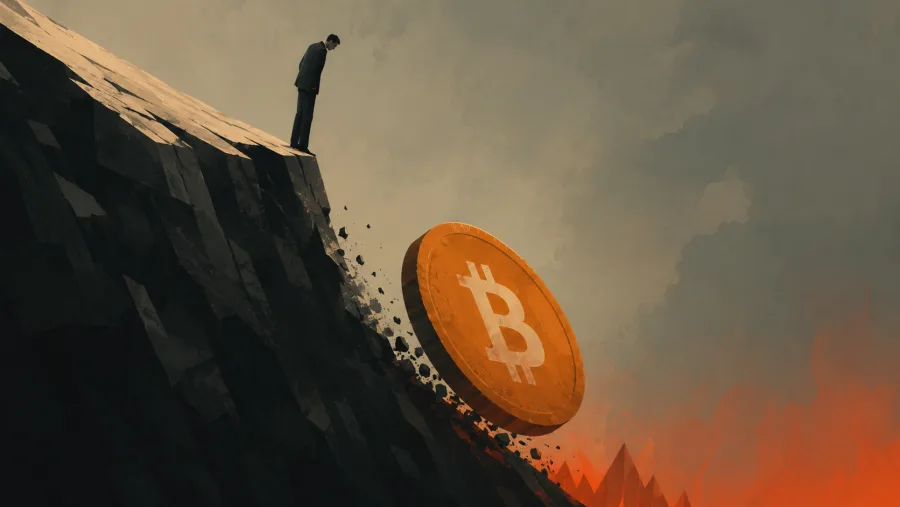 A desvalorização ocorre após um período de recordes históricos e em meio a incertezas regulatórias nos Estados Unidos, principal mercado financeiro do mundo.