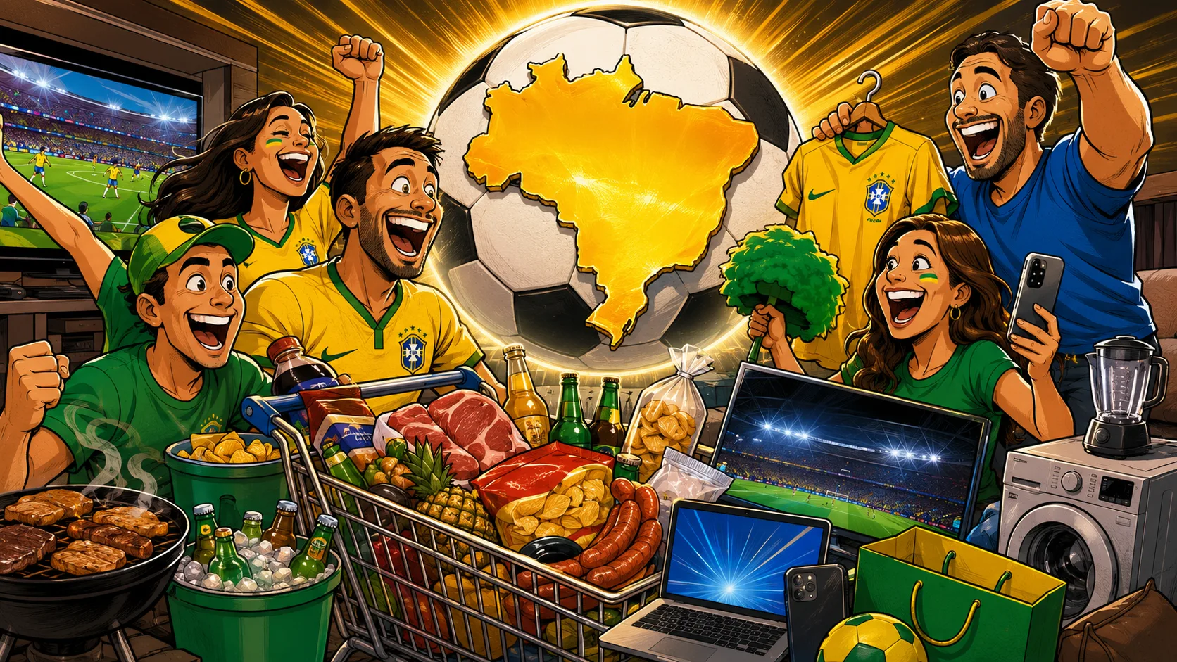 Negócios do Brasil além do futebol que devem faturar alto durante a Copa 2026