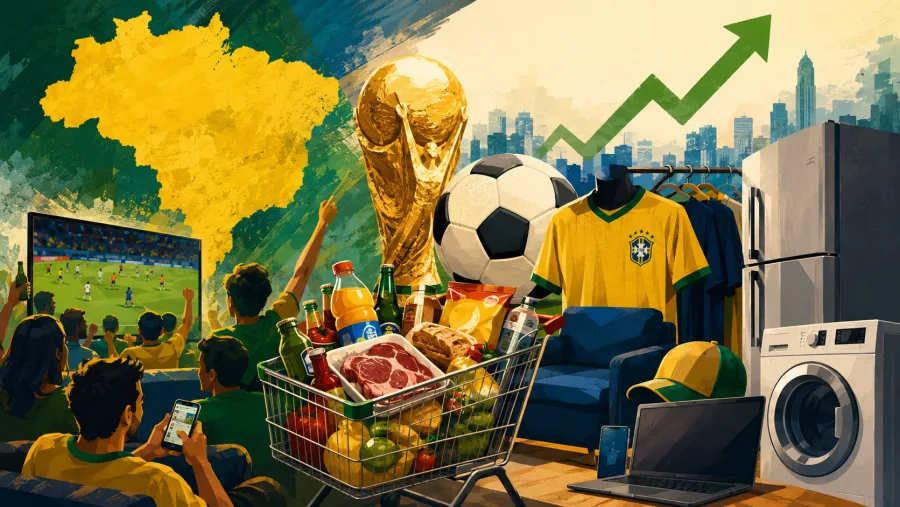 Copa do Mundo 2026 deve impulsionar consumo e movimentar bilhões no varejo brasileiro