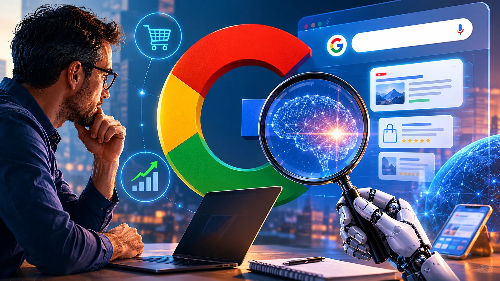 Google revela como a busca com IA está mudando o SEO, o marketing e a jornada de compra em 2026