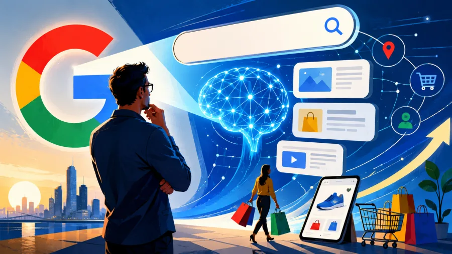 Novas declarações de executivos do Google mostram que buscas conversacionais, IA generativa e experiências de compra assistidas estão acelerando mudanças no SEO e no marketing digital.