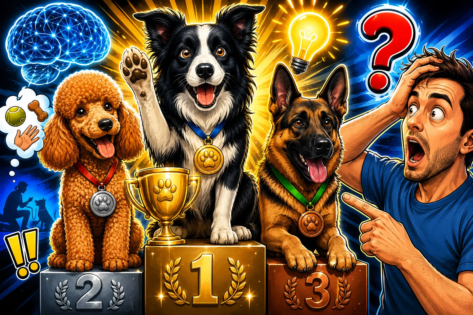 Border Collie, Poodle e Pastor Alemão lideram lista dos cães mais inteligentes do mundo